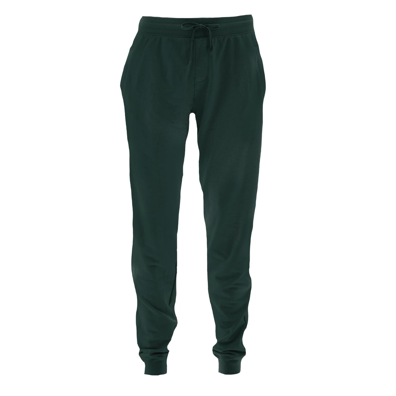 Men's Solid Fleece Joggers in Pine