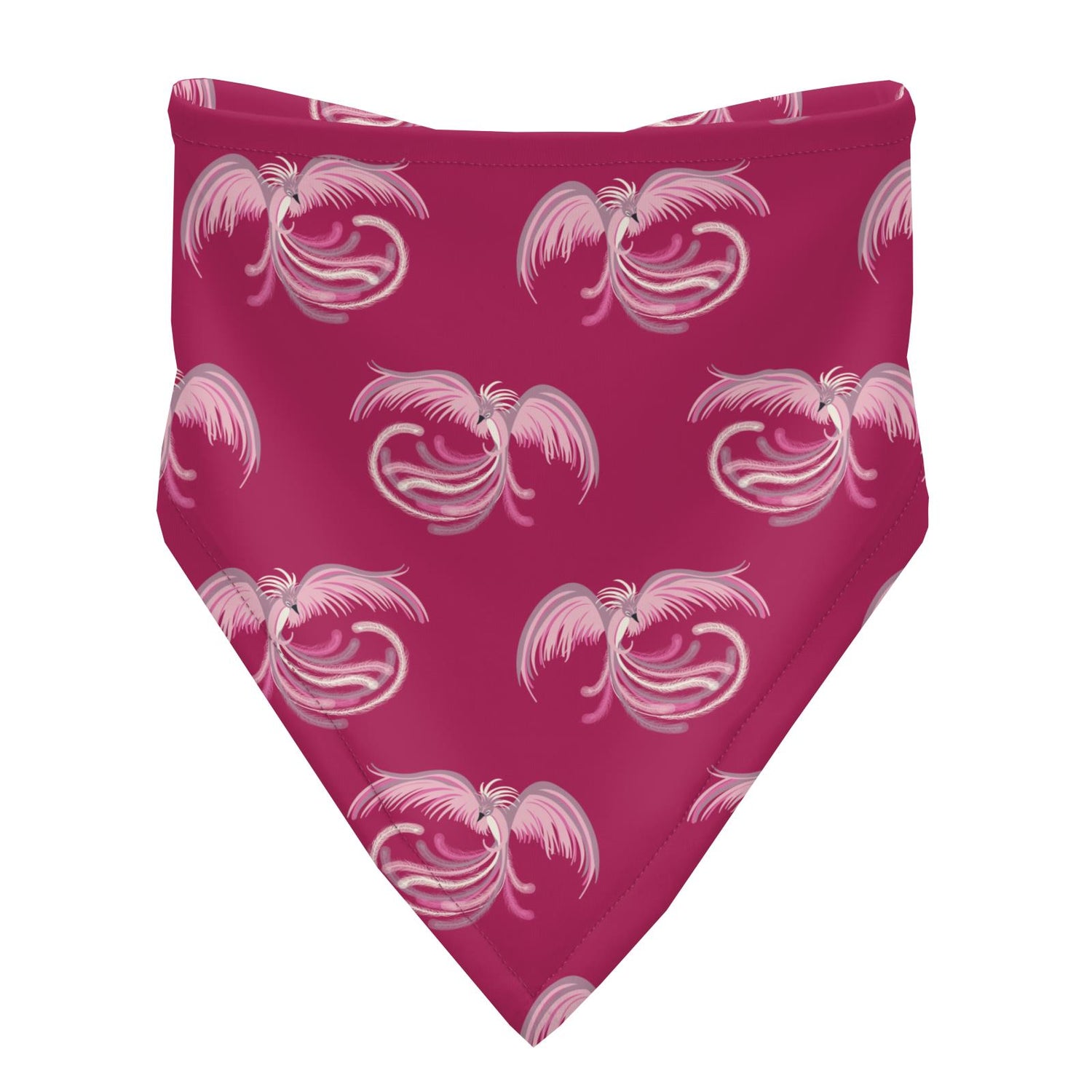 Print Bandana Bib in Dragon Fruit Phoenix