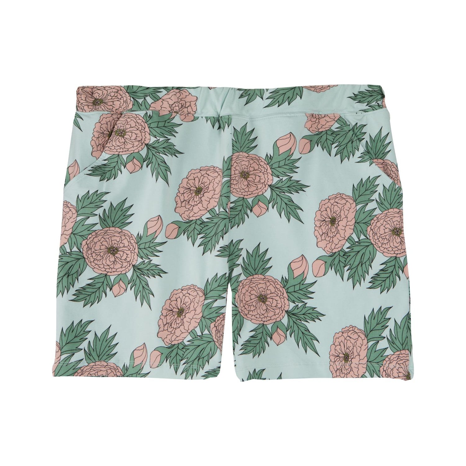 Women's Print Luxe Summer Shorts in Spring Sky Floral