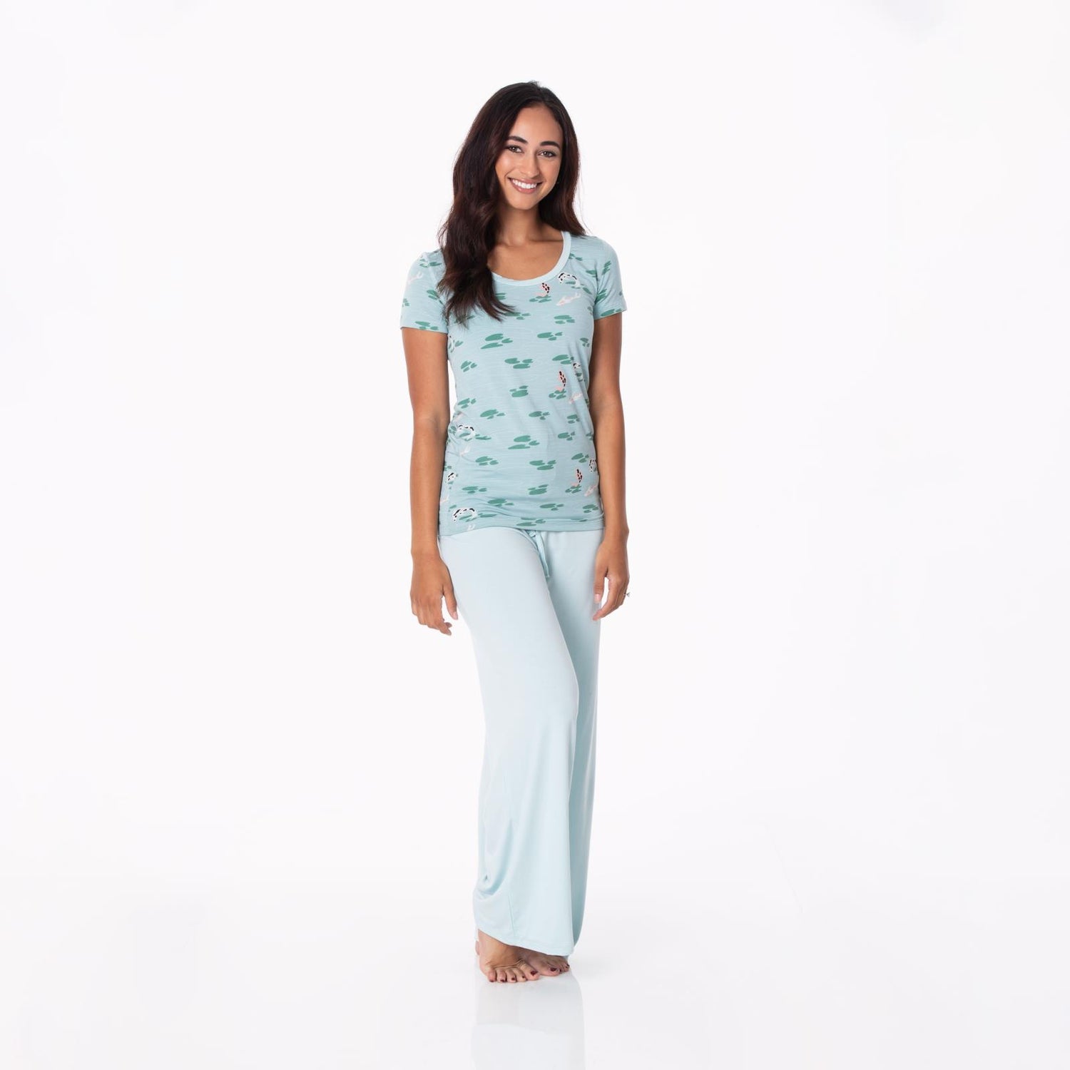 Women's Lounge Pants in Spring Sky