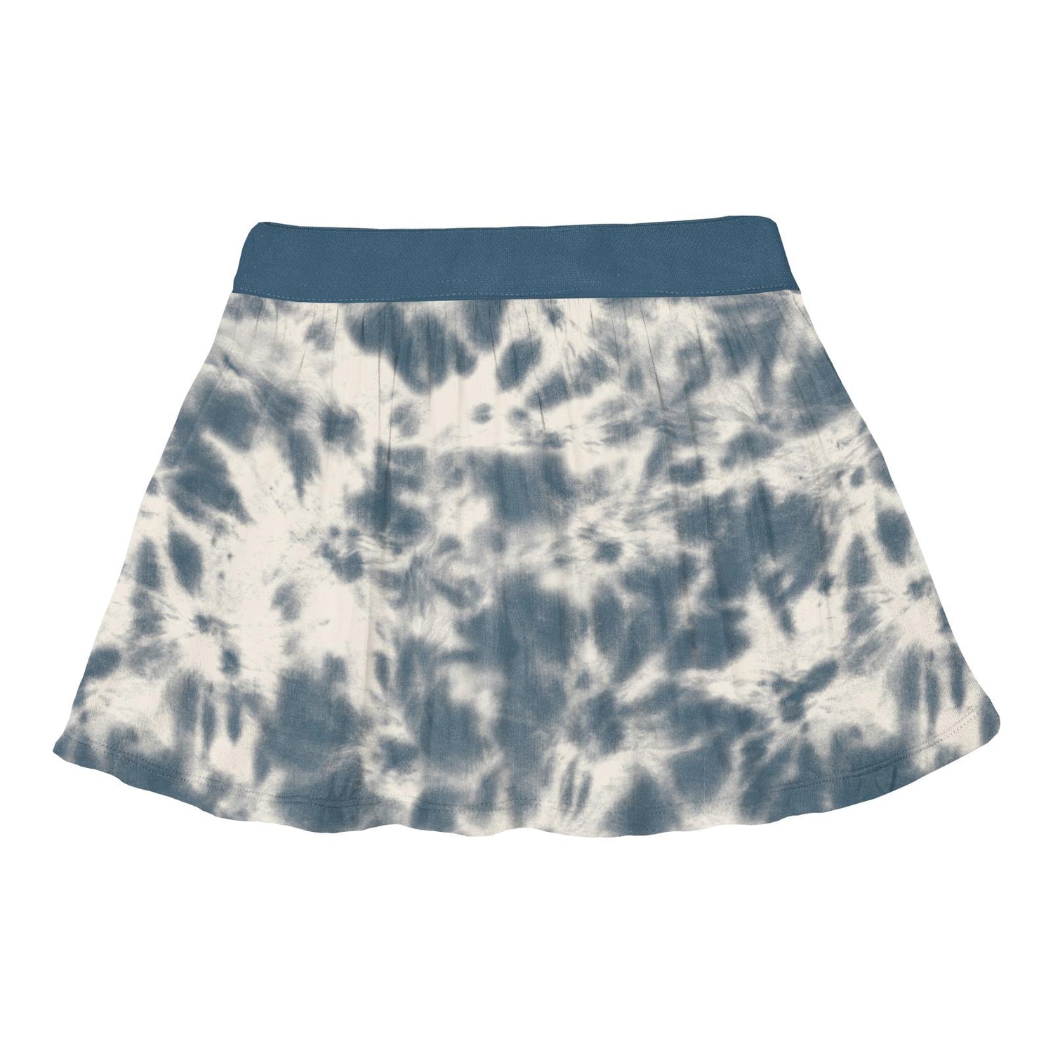 Print Swing Skort in Deep Sea Tie Dye