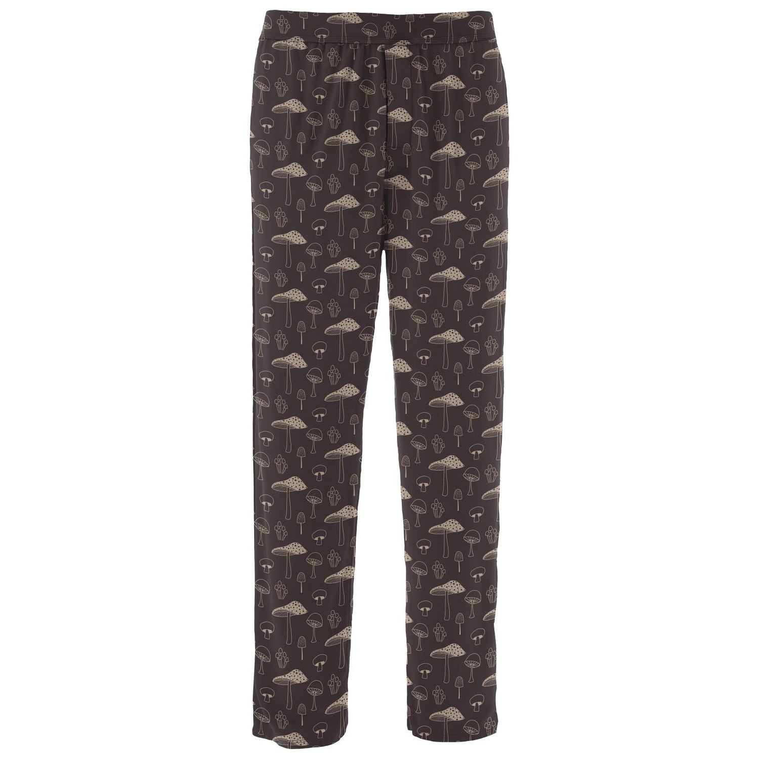 Men's Print Pajama Pants in Midnight Mushrooms