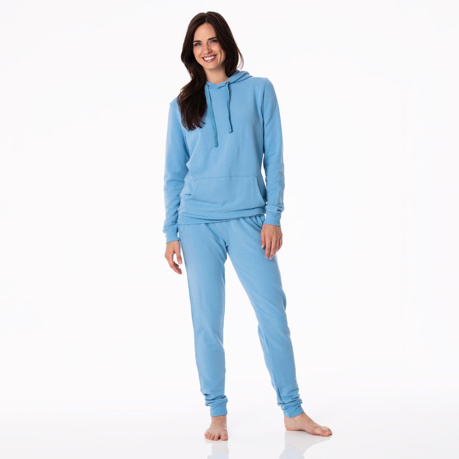 Women's Fleece Lounge Joggers in Dream Blue